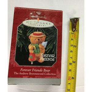 Christmas Ornament "Forever Friends Bear" Hallmark 1998 QX6303 Andrew Brownsward